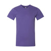 American Apparel Unisex Purple Fine Jersey Short Sleeve T-Shirt