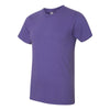 American Apparel Unisex Purple Fine Jersey Short Sleeve T-Shirt