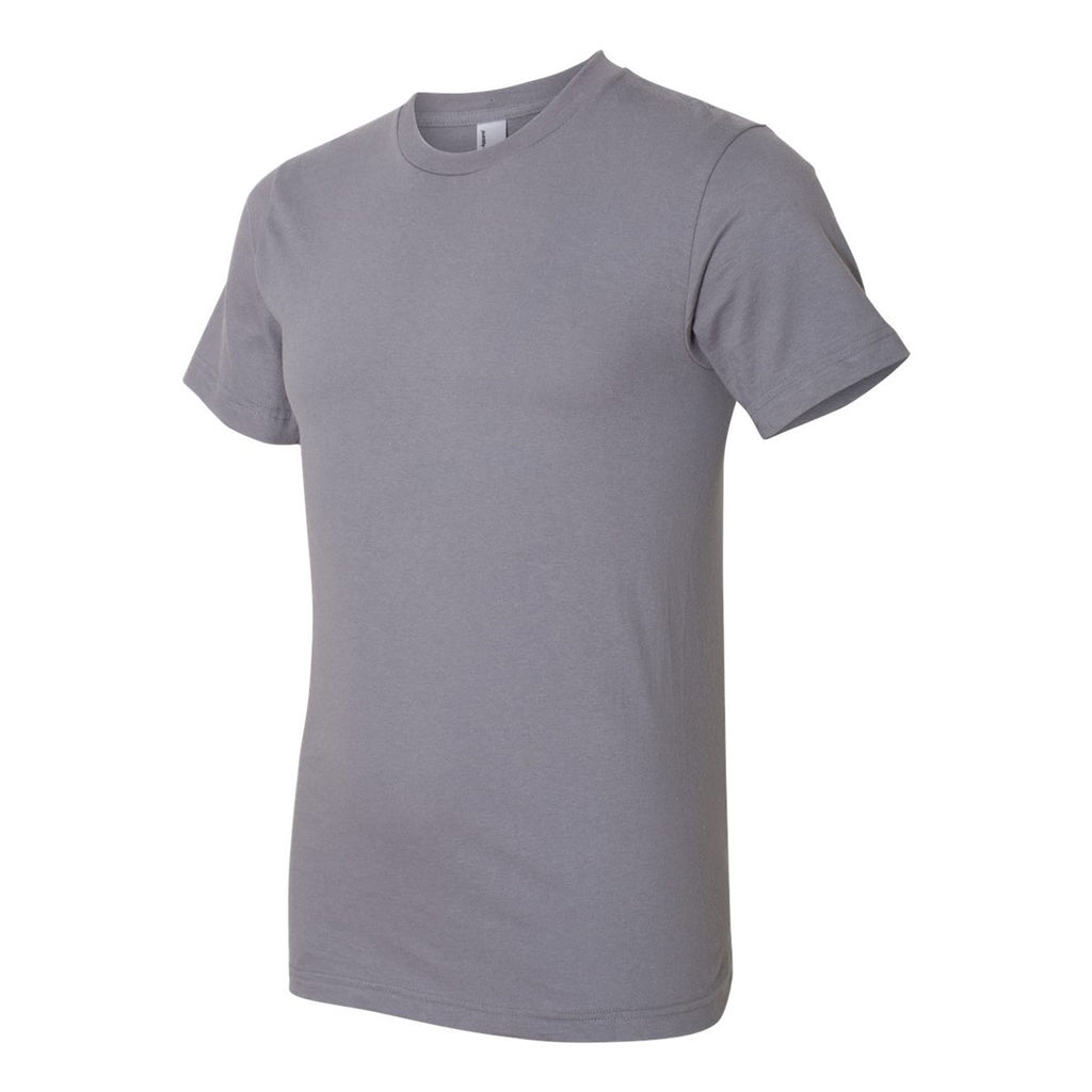 American Apparel Unisex Slate Fine Jersey Short Sleeve T-Shirt