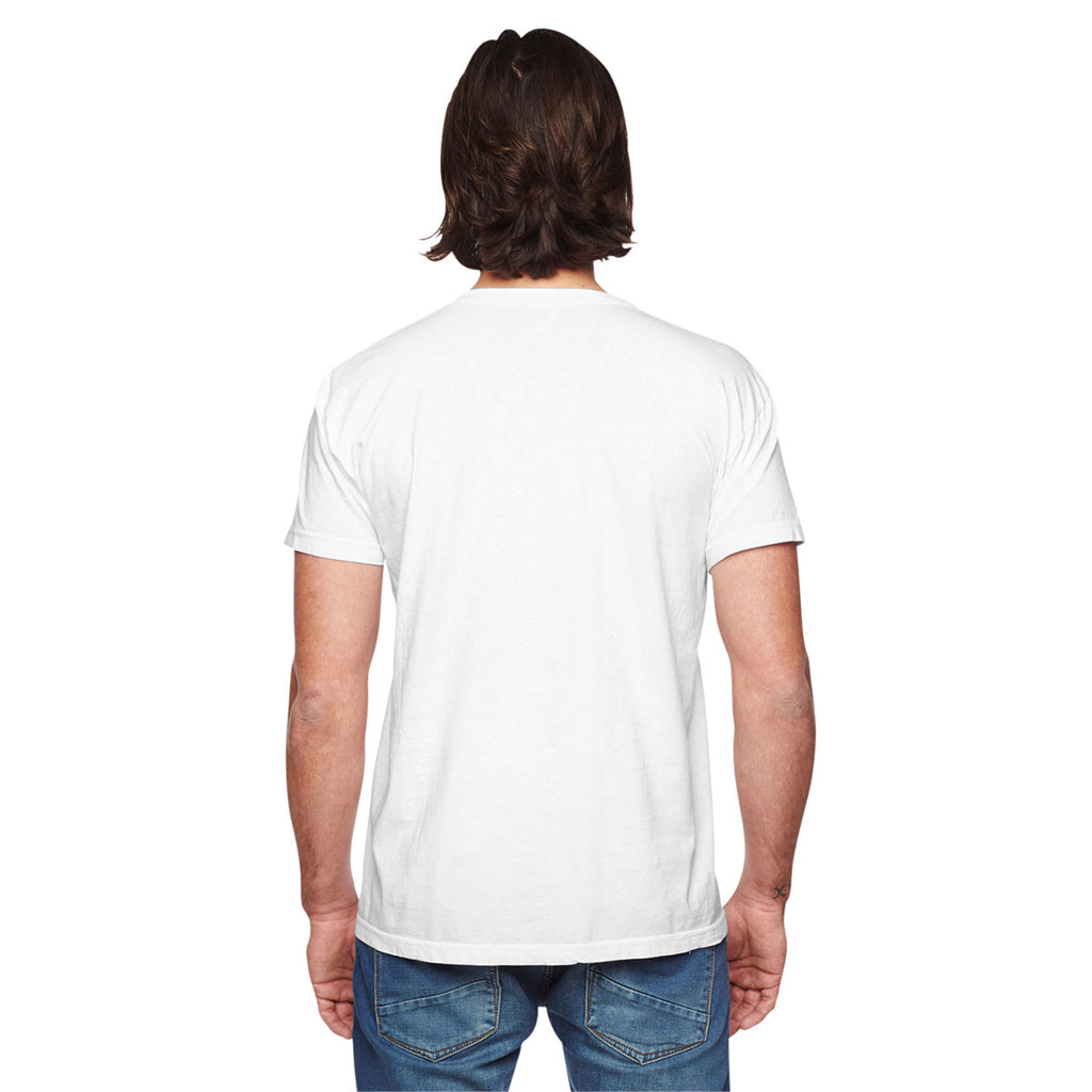 American Apparel Unisex White Power Washed T-Shirt