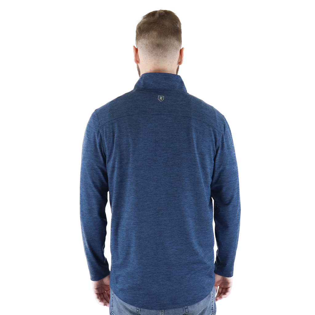 Zusa 3 Day Men's Navy Heather Brisk Quarter Zip