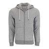 Old Navy Men's Light Heather Grey Core Full Zip Hoodie