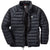 AKHG Men's True Black Eco Puffin Mock Jacket