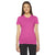 American Apparel Women's Fuchsia Fine Jersey Short-Sleeve T-Shirt