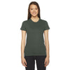 American Apparel Women's Lieutenant Fine Jersey Short-Sleeve T-Shirt