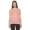 American Apparel Women's Summer Peach Fine Jersey Short-Sleeve T-Shirt