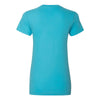 American Apparel Women's Aqua Fine Jersey Short Sleeve T-Shirt