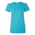 American Apparel Women's Aqua Fine Jersey Short Sleeve T-Shirt