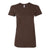 American Apparel Women's Brown Fine Jersey Short Sleeve T-Shirt