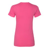 American Apparel Women's Fuchsia Fine Jersey Short Sleeve T-Shirt