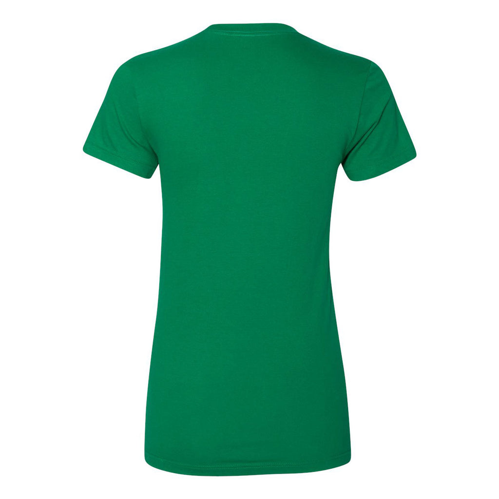 American Apparel Women's Kelly Green Fine Jersey Short Sleeve T-Shirt