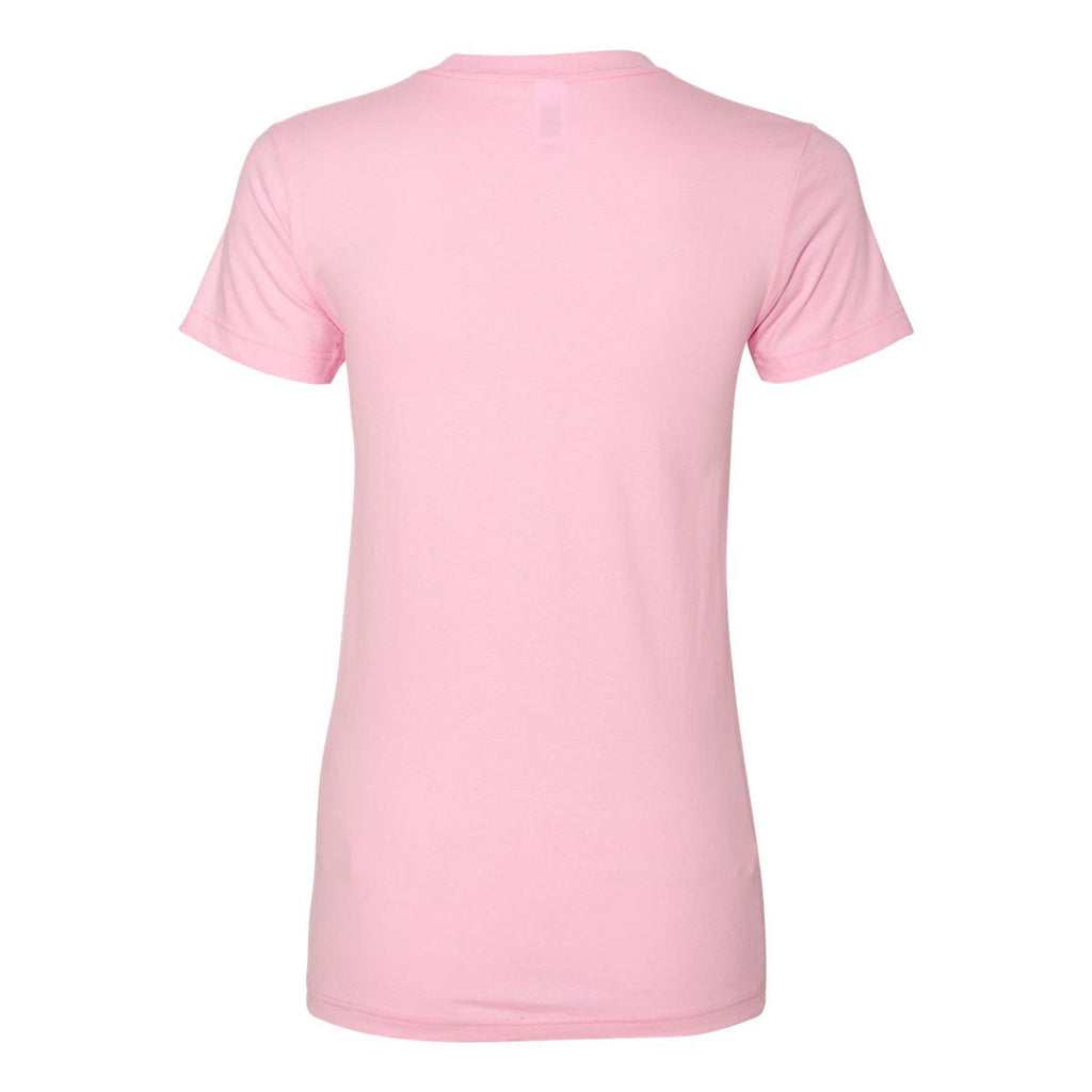 American Apparel Women's Pink Fine Jersey Short Sleeve T-Shirt