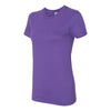 American Apparel Women's Purple Fine Jersey Short Sleeve T-Shirt