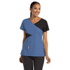 Barco Grey's Anatomy Women's Silverlake/Black Signature Color Block Top