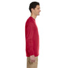 Jerzees Men's True Red 5.3 Oz Dri-Power Sport Long-Sleeve T-Shirt