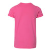 American Apparel Youth Fuchsia Fine Jersey Short Sleeve T-Shirt