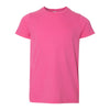 American Apparel Youth Fuchsia Fine Jersey Short Sleeve T-Shirt