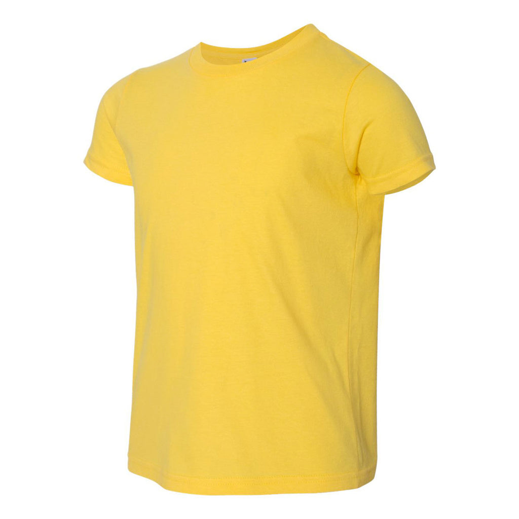 American Apparel Youth Lemon Fine Jersey Short Sleeve T-Shirt