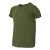 American Apparel Youth Olive Fine Jersey Short Sleeve T-Shirt