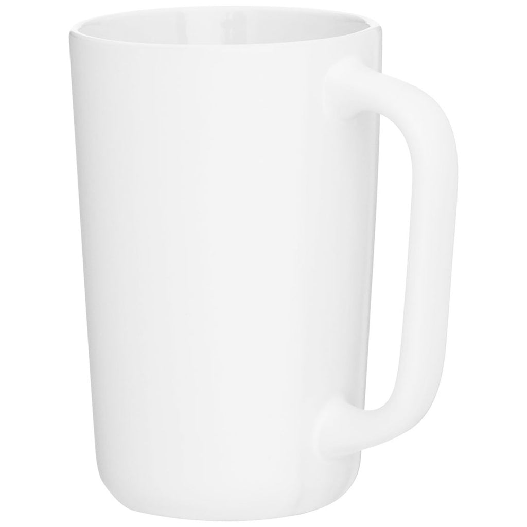 ETS White 14 oz Ceramic Ledge Mug