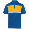 Holloway Men's Royal/Gold Prism Bold Polo