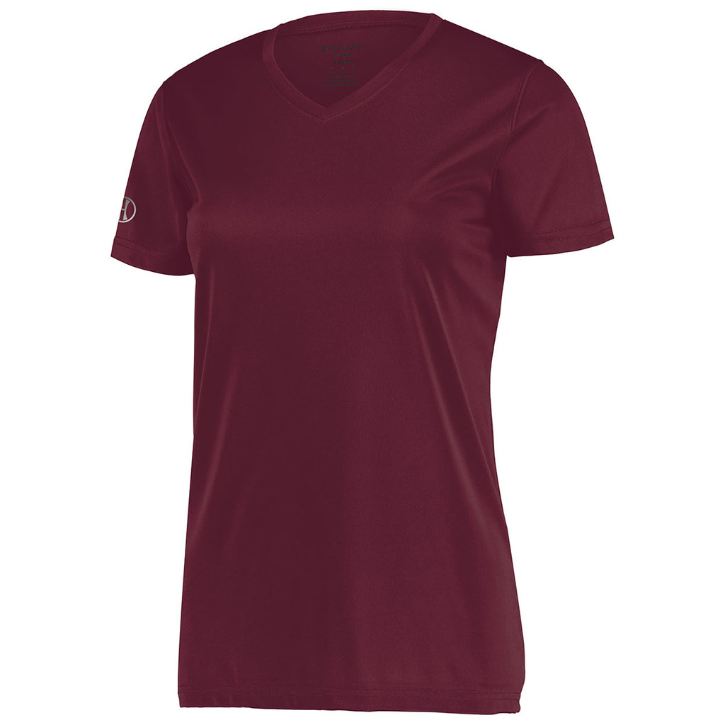 Holloway Women's Maroon Momentum Tee