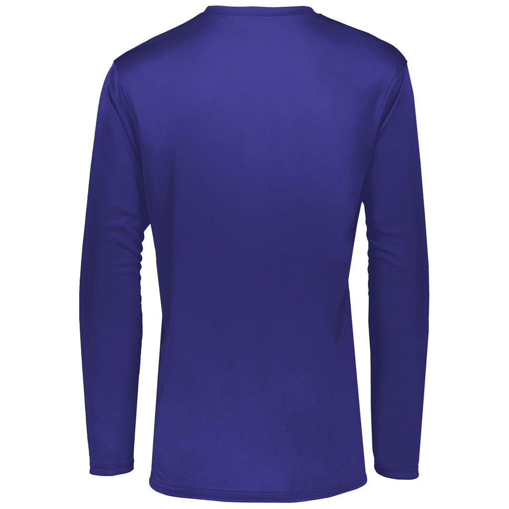 Holloway Men's Purple Momentum Long Sleeve Tee