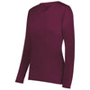 Holloway Women's Maroon Momentum Long Sleeve Tee