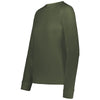 Holloway Women's Olive Momentum Team Fleece Crew