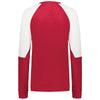 Holloway Women's Scarlet/White Momentum Team Fleece Crew