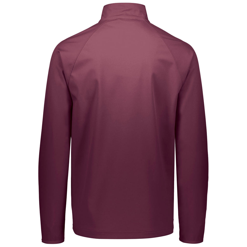 Holloway Men's Maroon Featherlight Soft Shell Jacket