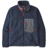 Patagonia Men's New Navy w/Wax Red Classic Retro-X Fleece Jacket