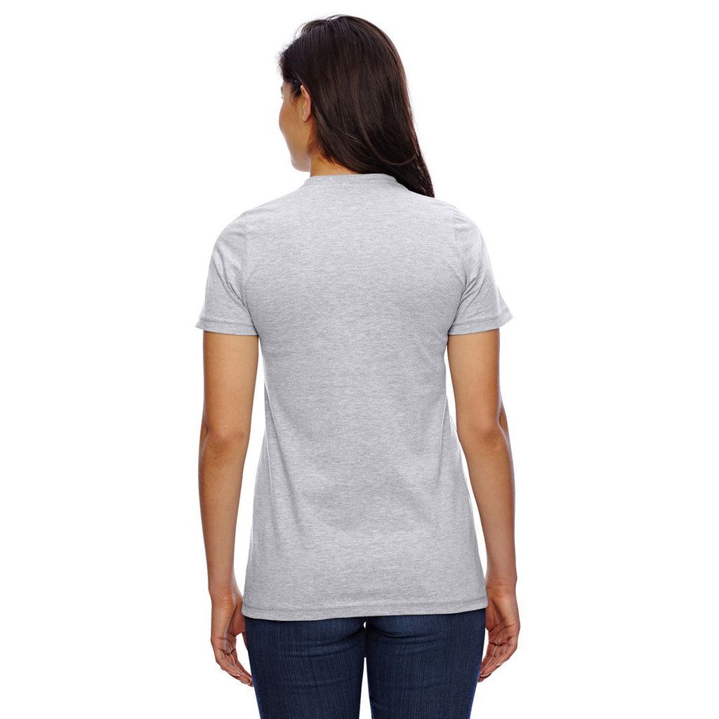 American Apparel Women's Heather Grey Classic T-Shirt