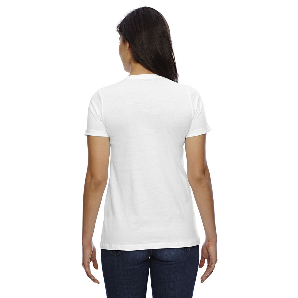 American Apparel Women's White Classic T-Shirt