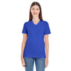 American Apparel Women's Lapis Fine Jersey Short Sleeve V-Neck