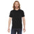 American Apparel Unisex Black Fine Jersey Pocket Short Sleeve T-Shirt