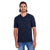 American Apparel Unisex Navy Fine Jersey Short Sleeve Classic V-Neck