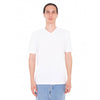 American Apparel Unisex White Fine Jersey Short Sleeve Classic V-Neck