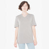 American Apparel Unisex Nickel Organic Fine Jersey Short-Sleeve V-Neck