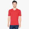 American Apparel Unisex Radish Organic Fine Jersey Short-Sleeve V-Neck