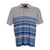 Vantage Men's Royal Pro Fade Stripe Polo