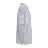 Vantage Men's Grey/White Pro Mini-Gingham Polo