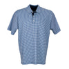 Vantage Men's Navy/White Pro Mini-Gingham Polo