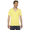 American Apparel Unisex Lemon Fine Jersey Short-Sleeve V-Neck