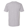 American Apparel Unisex Heather Grey Fine Jersey Short Sleeve V-Neck