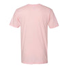 American Apparel Unisex Light Pink Fine Jersey Short Sleeve V-Neck