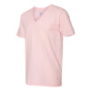 American Apparel Unisex Light Pink Fine Jersey Short Sleeve V-Neck