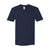 American Apparel Unisex Navy Fine Jersey Short Sleeve V-Neck