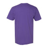 American Apparel Unisex Purple Fine Jersey Short Sleeve V-Neck