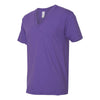 American Apparel Unisex Purple Fine Jersey Short Sleeve V-Neck